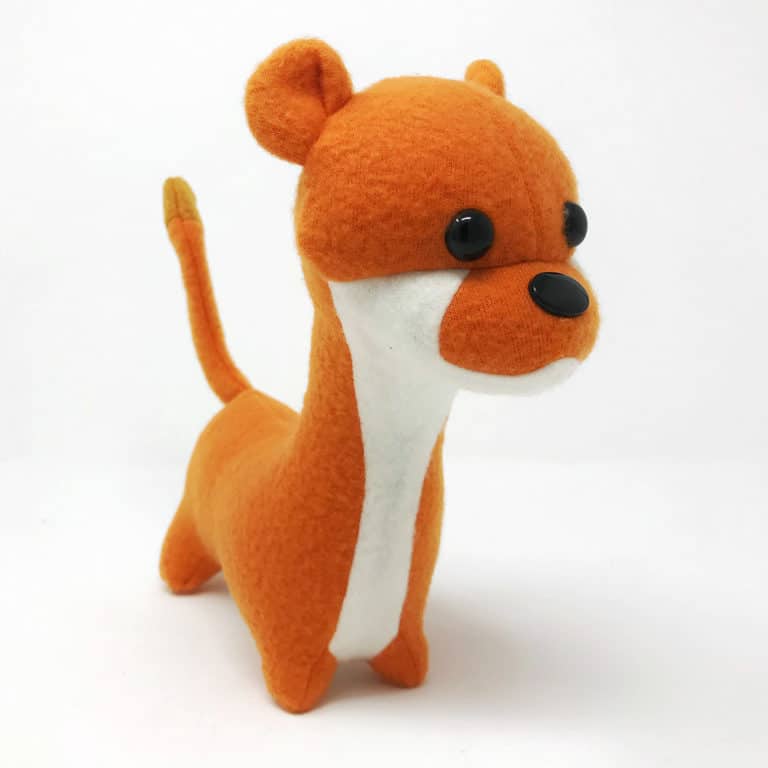 white weasel plush